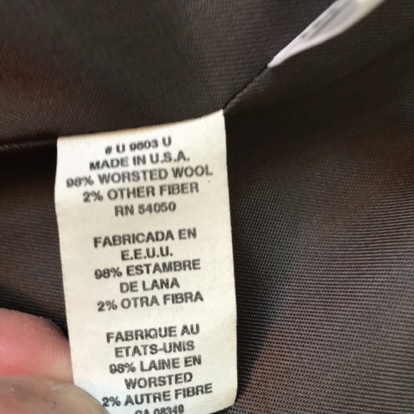 COPY - Vintage JNY sage/black/grey worsted wool collarless jacket straight skir… - Picture 6 of 11